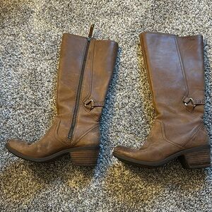 Teva knee high waterproofs leather boot size 8